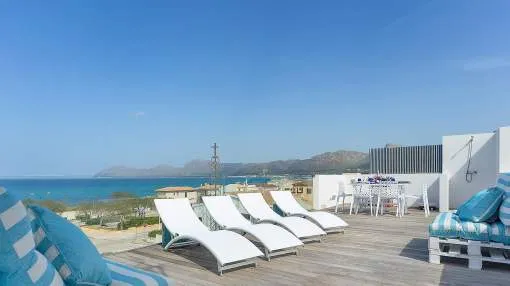 Chalet "Sea View House with terrace" with Sea & Mountain View, Terrace, Balcony, Bbq, A/C & Wi-Fi