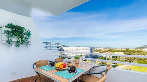 Apartment "Sweet Sea 712" in Port of Alcudia with Shared Pool, Shared Terraces & Wi-Fi