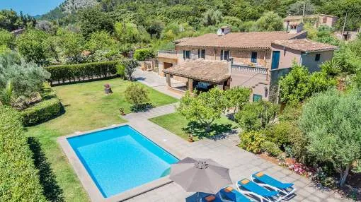 Villa Cati with Countryside View, Pool, Garden, A/C and Wi-Fi