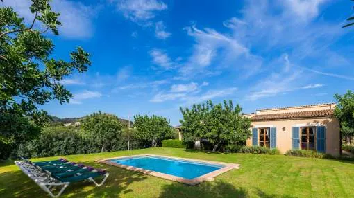Finca 'Can Ullastre Ref 01' with Mountain View, Pool, Garden & Wi-Fi