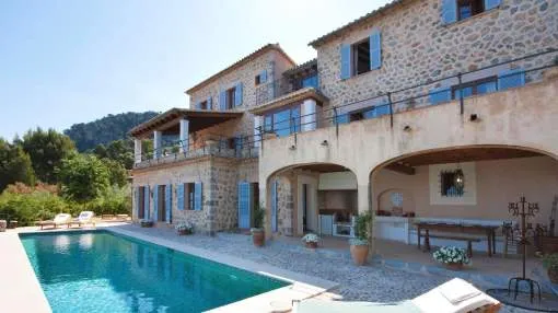 Stone house with beautiful views and crystal clear pool in Deia Stone house with beautiful views and crystal clear pool in Deia