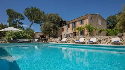Pretty stone house with large pool for 7 people in Manacor Pretty stone house with large pool for 7 people in Manacor