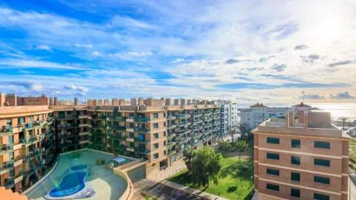 Comfortable Atico apartment with shared pool and sea views Comfortable Atico apartment with shared pool and sea views