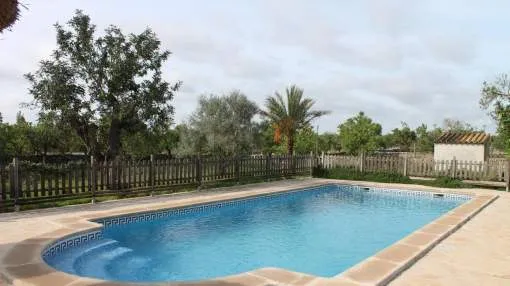 Finca in quiet location with BBQ and nice pool in Santa Margalida Finca in quiet location with BBQ and nice pool in Santa Margalida