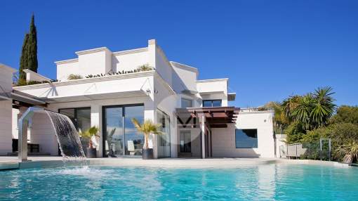 Exceptional designer villa with sea views, Bendinat, Majorca Exceptional designer villa with sea views, Bendinat, Majorca