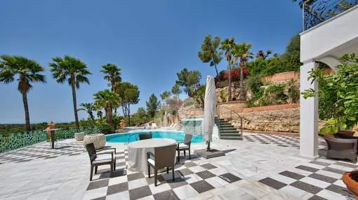 Spectacular designer villa next to golf in Bendinat in Mallorca 