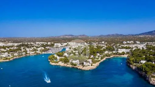 Last building plots front line to the sea in Cala d'Or in Majorca 