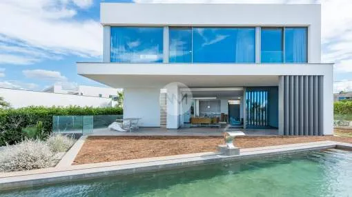 Luxury villa under construction with sea views in El Toro in Majorca 