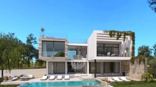 Project for a villa in Cala Vinyas in Mallorca Project for a villa in Cala Vinyas in Mallorca