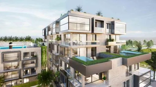 New built apartments of high standard for sale in Palma de Mallorca 