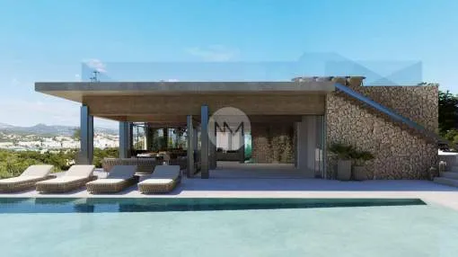 Project for a sea view villa in Nova Santa Ponsa Project for a sea view villa in Nova Santa Ponsa