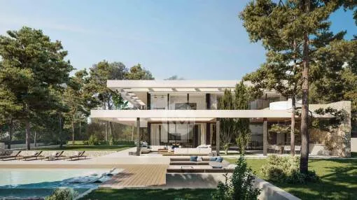 Luxurious newly built villa near the Golf course for sale, Santa Ponsa, Mallorca 