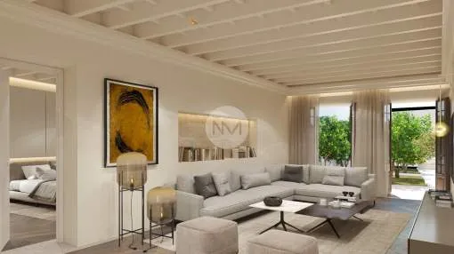 Exclusive apartment with garden for sale, old town, La Seu, Palma de Mallorca. Exclusive apartment with garden for sale, old town, La Seu, Palma de Mallorca.