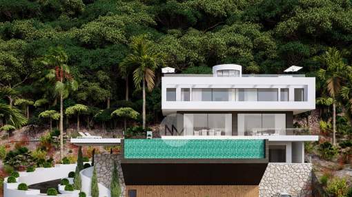 Luxury new construction villa for sale, with panoramic sea views in Son Vida, Palma Luxury new construction villa for sale, with panoramic sea views in Son Vida, Palma