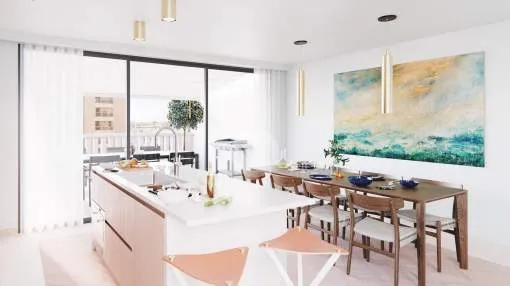 Residential building with pools and sea views for sale in Son Armadans-Palma, Majorca Residential building with pools and sea views for sale in Son Armadans-Palma, Majorca