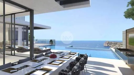 Fantastic Villa with sea views for sale in Cala Llamp-Pto. Andratx, Majorca 