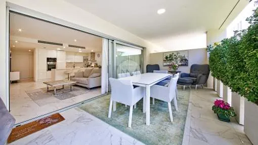 Exclusive ground floor apartment with garden for sale, Port Adriano, Nova Santa Ponsa. Exclusive ground floor apartment with garden for sale, Port Adriano, Nova Santa Ponsa.