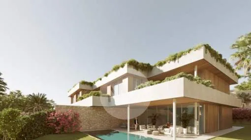New build semi detached houses for sale in Sol de Mallorca 