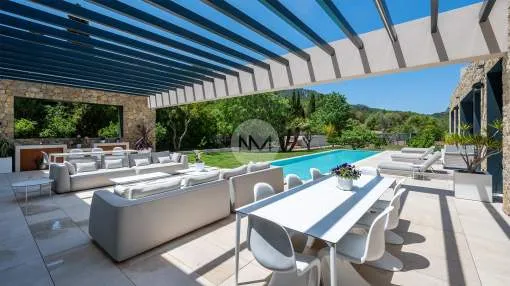 Exclusive new modern design villa for sale in Esporlas, Majorca 
