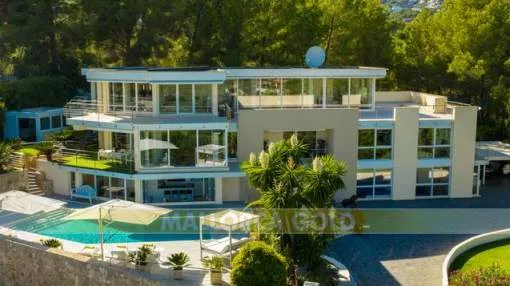 Renovated villa with views over Golf Son Vida and towards Palma Renovated villa with views over Golf Son Vida and towards Palma