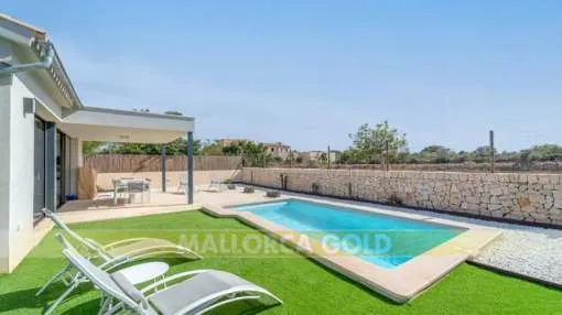 Newly built bungalow near Cala Mondrago Newly built bungalow near Cala Mondrago