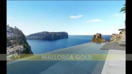 Modern newly built villa with fantastic sea views in Cala Moragues