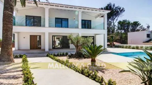 Modern family villa on a flat plot close to the sea Modern family villa on a flat plot close to the sea