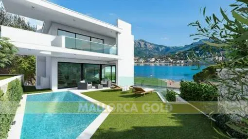 Spectacular villa with pool and breathtaking views to the bay and the Tramuntana Mountain Range