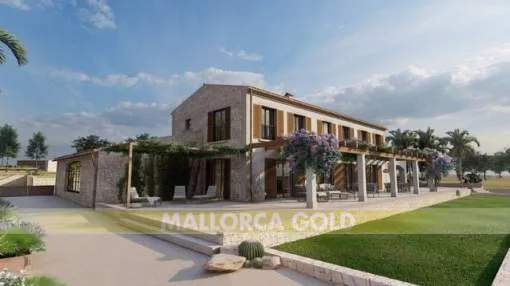 New to build project from a finca in Portol with views of the bay of Palma New to build project from a finca in Portol with views of the bay of Palma