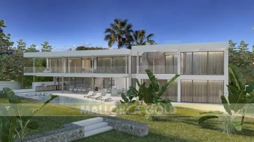 Newly built modern villa in Santa Ponsa with elevator Newly built modern villa in Santa Ponsa with elevator
