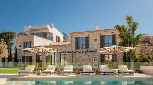 Brand new Villa in Finca style in the historic center of Santanyi Brand new Villa in Finca style in the historic center of Santanyi