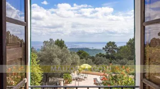 Historic Finca with natural stone facade and fabulous views over the Bay of Palma in Puigpunyent Historic Finca with natural stone facade and fabulous views over the Bay of Palma in Puigpunyent