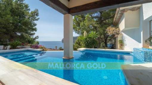 Architecture meets nature with breathtaking sea views in the exclusive Camp de Mar near the golf course Architecture meets nature with breathtaking sea views in the exclusive Camp de Mar near the golf course