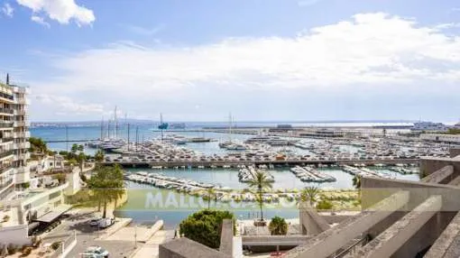 Penthouse apartment with sea views for sale in Can Barbara-Palma