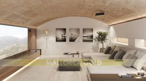 Project of a luxury apartment in a historic building in the heart of Palma