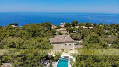 Modern villa with beautiful Mediterranean garden, pool and sea views Modern villa with beautiful Mediterranean garden, pool and sea views