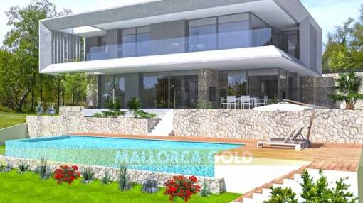 Excellent building plot with great sea view & license Excellent building plot with great sea view & license