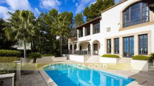 Sea view villa in the higher part of Palmas prestigious area Bendinat Golf Sea view villa in the higher part of Palmas prestigious area Bendinat Golf