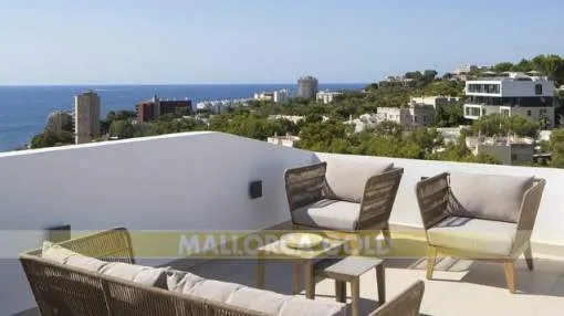 Triplex - Penthouse renovated with stunning views in Cas Catala