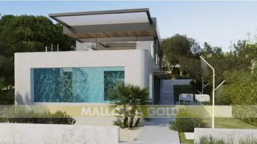 HORIZON, Project for a Villa under construction on the seafront in Cala Mandia