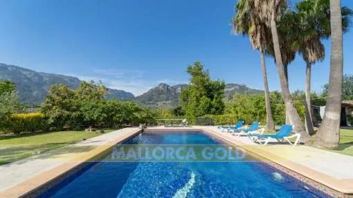 Nice house with pool and garden in a sunny and quiet area in Sóller