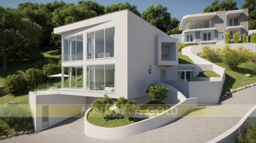 Planned modern and contemporary designer villas with sea views Planned modern and contemporary designer villas with sea views