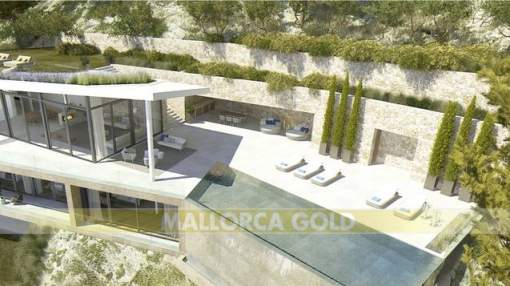 Plot with project for the construction of a villa with sea view Plot with project for the construction of a villa with sea view