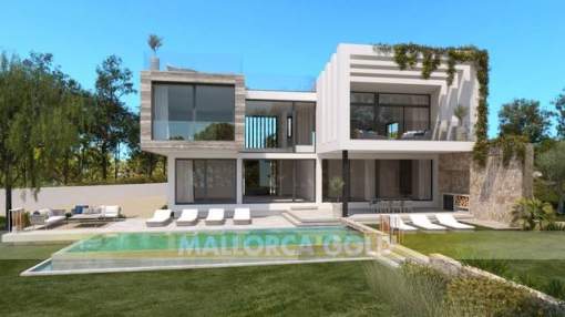 Project for a designer villa in Cala Vinyas Project for a designer villa in Cala Vinyas