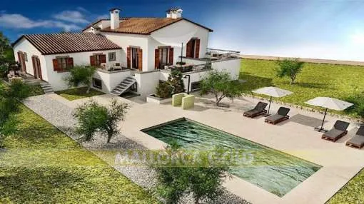 Project for a Finca in good condition with its own water and large exteriors in Petra Project for a Finca in good condition with its own water and large exteriors in Petra