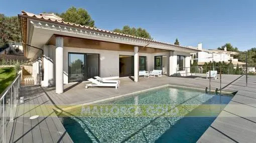 Modern first class villa with unspoilt views in Son Vida