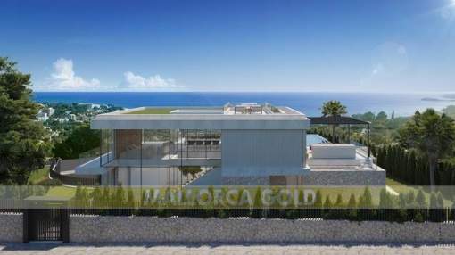 Plot with project for a villa with sea views Plot with project for a villa with sea views