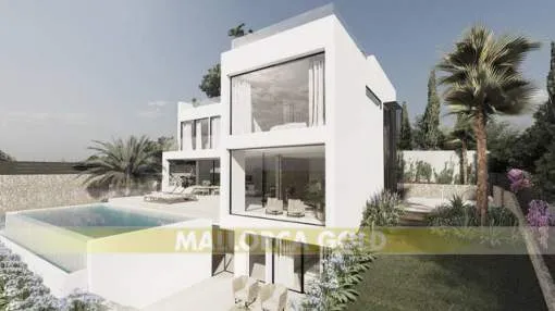 Newly built villa with wide views over the bay of Palma Newly built villa with wide views over the bay of Palma