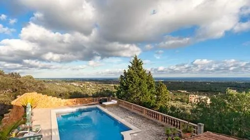Dreamlike villa with panoramic views on the outskirts of S’Horta