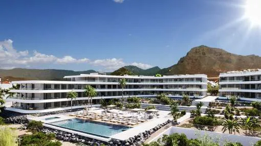 Nice two-bedroom apartment with spectacular views in El Madroñal, Costa Adeje